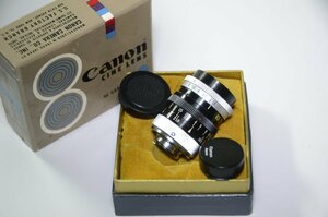 【 中古現状品 】Canon C-8 6.5mm F1.8 キャップ 元箱付 キャノン レンズ [管CN64]