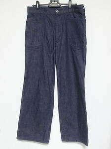 45R MARINE sailor брюки flare pants Denim 32