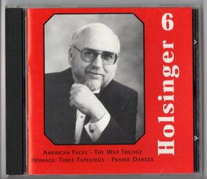 送料無料 吹奏楽CD デヴィッド・ホルジンガー作品集 Vol.6 偏在する軍隊 戦争三部作1971 カンザス・シティー・ダンス アブラムの追跡 他