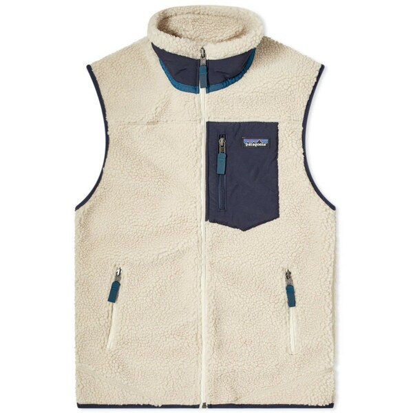 patagonia パタゴニア CLASSIC retro-x クラシック レトロX vest ベスト 新品 ナチュラル natural 未使用 フリース シンチラ S 送料無料