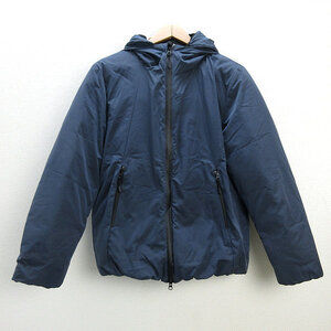 k■リモンタ/LIMONTA x KOMATSU 小松精錬 URAL DOWN JACKET フーディダウンジャケット/止水ジップ【M】紺/MENS■143【中古】