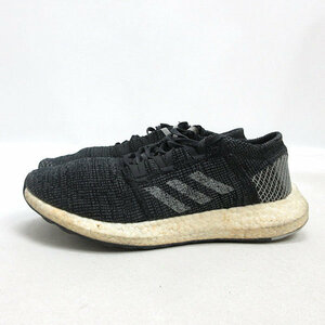 y■【26.5cm】アディダス/ADIDAS ピュアブースト ゴーPUREBOOST ランニングシューズ■黒MENS/33【中古】