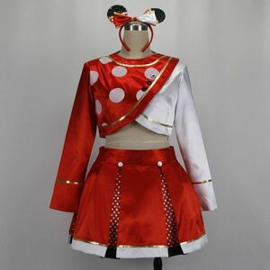 cos9960高品質 実物撮影 ディズニー Minnie ミニー風 コスプレ衣装