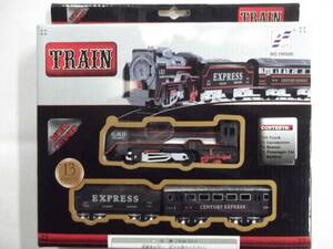 BATTERY OPERATED TRAIN PLAY SET[ new goods unopened SL. car steam locomotiv train toy omo tea toy wistaria rice field shop MADE IN CHINA