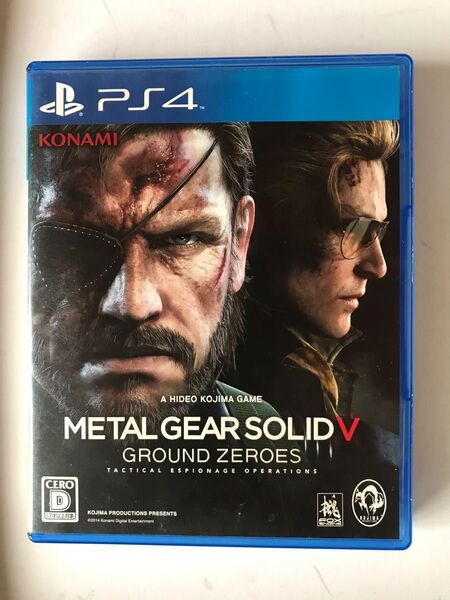 メタルギアソリッド5グランドゼロズ　PS4 PS4ソフト