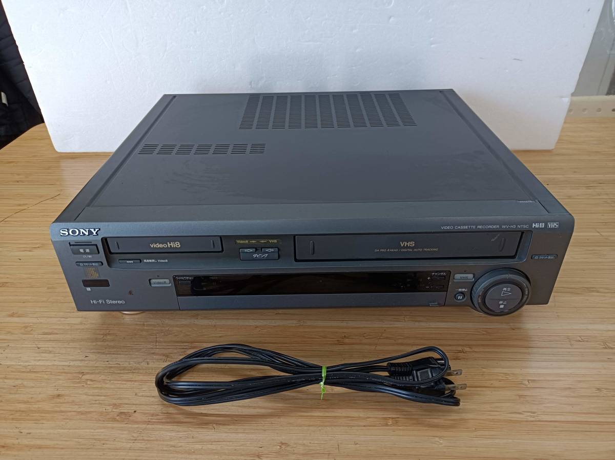 激安□SONY WV-H6 Hi8 VHS ダブルビデオデッキ□VHS再生確認 - 通販
