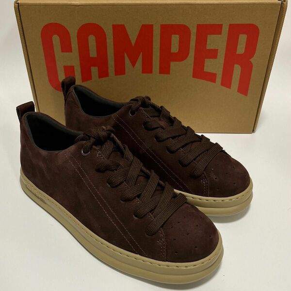 新品 Camper カンペール Runner レザースニーカー ブラウン