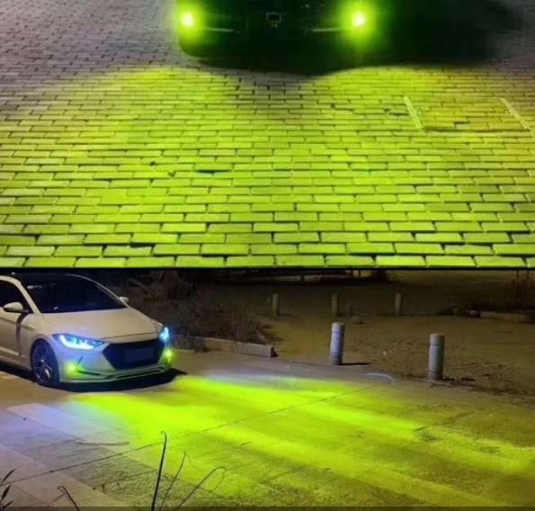 ひし型 20 30系 アルファード ヴェルファイア ライムイエロー LED