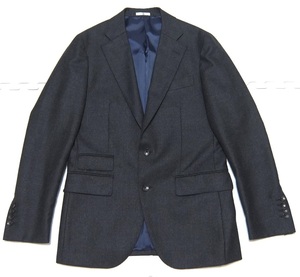 スーツセレクト NEW ZEALAND WOOL MIX 秋冬 チェック テーラードジャケット 紺 A5 ブレザー SUIT SELECT SLGP1902