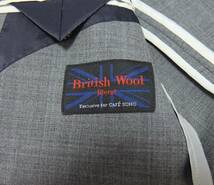 CAFE SOHO British Wool Blend 春夏 テーラードジャケット グレー Y4 ブレザー カフェソーホー_画像8