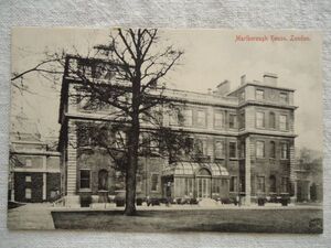 【絵葉書1枚】 Marlborough House, London /マールバラハウス /イギリスヴィンテージ 都市街建築指定建造物邸宅ロンドン ハガキ 39-3