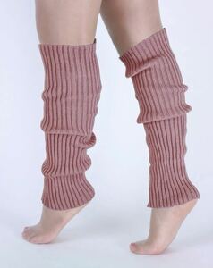  knitted winter leg warmers Roo z style boots knee high boots stockings leggings gift warm boots leg Brown pink 
