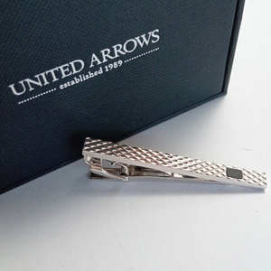 [uat412]UNITED ARROWS United Arrows галстук булавка Thai балка серебряный × черный чёрный оникс бриллиант head 