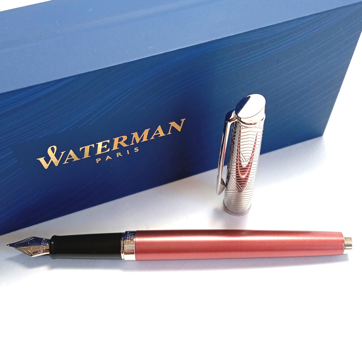 2023年最新】ヤフオク! -waterman 万年筆 シルバーの中古品・新品・未