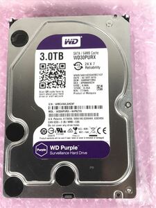 送料無料 Western Digital HDD 3TB purple WD30PURX