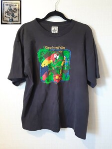 即日発送！　Earth Foundation　Macow　90年代　レア　デザイン　Tシャツ　XLサイズ　希少　半袖Tシャツ　ヴィンテージ　1995　鳥