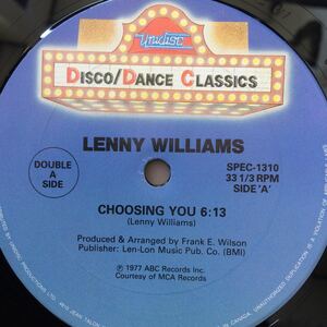 12’ Lenny Williams-Choosing You
