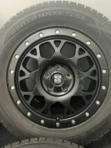 215/65R16 DUNLOP/WINTER MAXX SJ8 19年 XTREME-J XJ 16インチ 6.5J ＋35 110 5H スタッドレス 4本 ジープ コンパス レネゲード_画像5