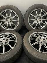 205/55R16 GOODYEAR/ICENAVI6 20年 ロクサーニ 16インチ 6.5J ＋48 100 5H スタッドレス 4本 プリウス ウィッシュ インプレッサ レガシィ_画像1