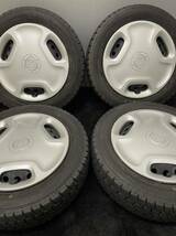 155/65R14 GOODYEAR/ICENAVI7 17年 ホンダ N-ONE 純正スチールホイール 14インチ 4.5J ＋40 100 4H スタッドレス 4本 N-BOX N-WGN_画像1