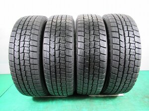 【宮城発】175/65R15 84Q★9分山 ダンロップ WINTER MAXX WM02 2020年製 4本 スタッドレス【送料無料】MYG-4405★冬