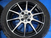 【福島発】165/55R15 15x4.5J +45 4穴 100★WAREN-Laffite★新品タイヤ付きホイール 4本 スタッドレス【送料無料】FUK-D10355★冬_画像6