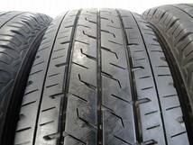 【福島発】195/80R15 107/105N LT★8-8.5分山 ブリヂストン ECOPIa R710 2020年製 4本 中古 ノーマル【送料無料】FUK-D10388★夏_画像4