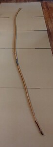 T1510 bamboo bow . front . -years old archery bow . armor Zaimei 