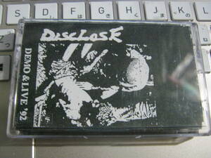 DISCLOSE ディスクローズ / DEMO & LIVE '92 カセットテープ