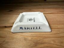 『MARTELL』マーテル ガラス灰皿 灰皿 アシュトレイ トレイ ミルクガラス 黒文字 1960s フランス製 ヴィンテージ ビンテージ アンティーク_画像6