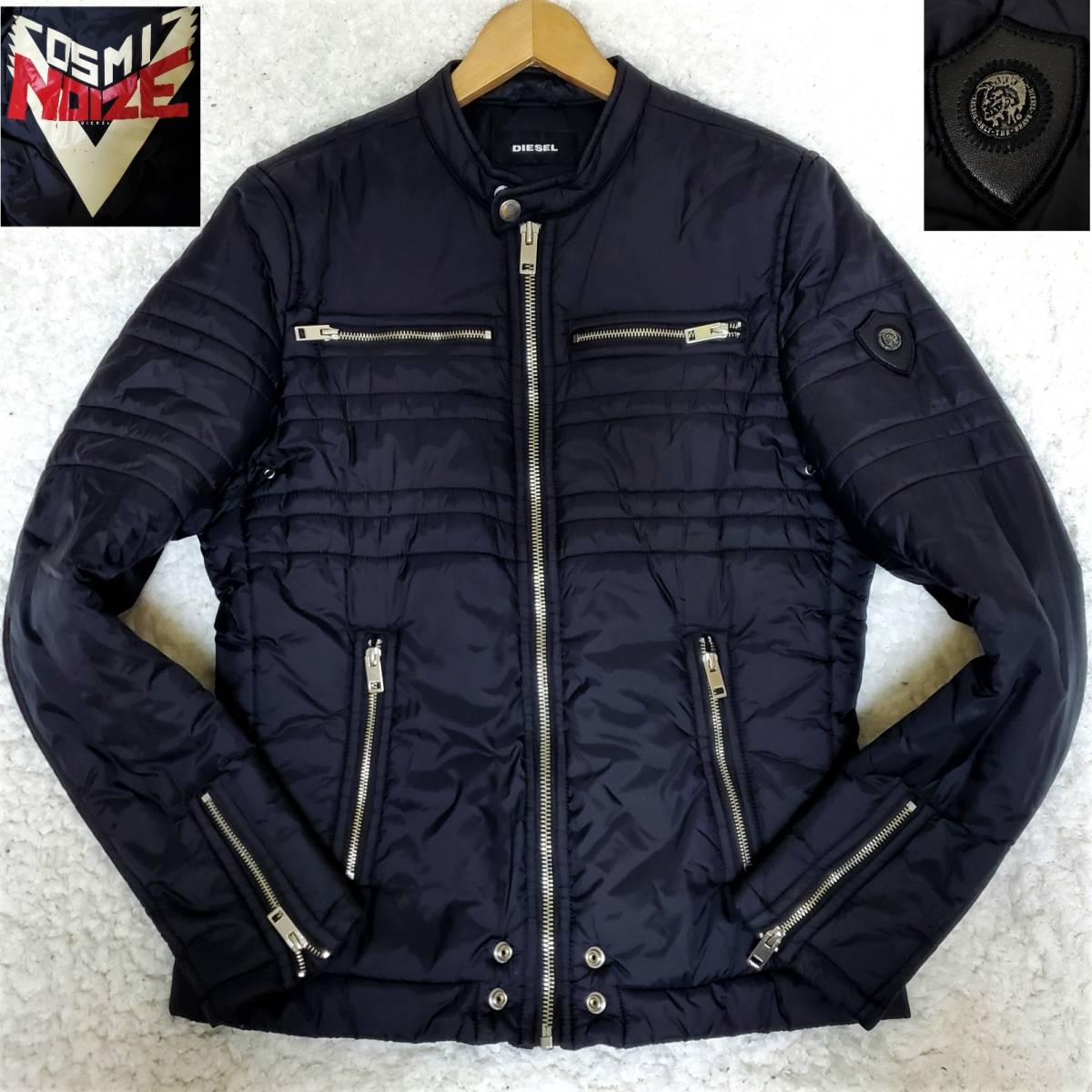 GW SPORT Euroナイロン ライダースジャケット USED-