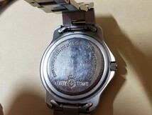 腕時計　ヴィンテージ スイスアーミーメンズ シルバーホワイトアナログクォーツウォッチvintage swiss army analog quartz watch _画像6