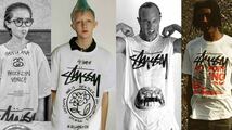 希少 Stussy x marc jacobs ステューシー マークジェイコブス 40TH anniversary 40周年 World Tour ワールドツアー Tシャツ XL 1円スタート_画像3