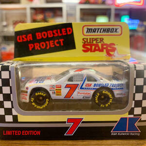 SALE★NASCARのミニカー★1993 MATCHBOX SUPER STARS 7 LIMITED EDITION USA BOBSLED PROJECT マッチボックス ナスカー 限定品 