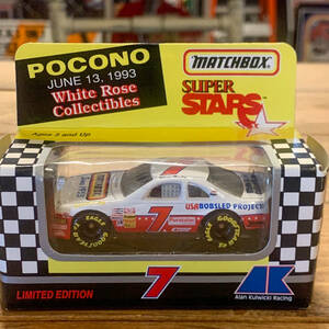 NASCARのミニカー★POCONO 1993 MATCHBOX SUPER STARS LIMITED EDITION 7 マッチボックス ナスカー 限定品 GOODYEAR