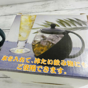 2WAY ポット ガラスポット 冷熱両用 ホット＆クール ティーポット 日本茶 紅茶 耐熱の画像6