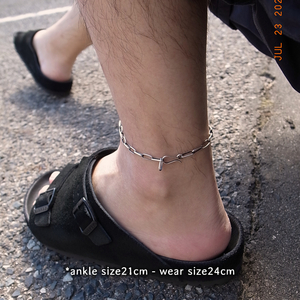 10mm-NAVAJO SILVER925 CHAIN ANKLET / ナバホ シルバー925チェーン アンクレット -MADE IN USA