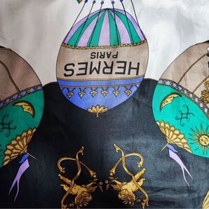 90s エルメス スカーフ リメイク 再構築 シャツ