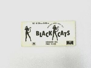 クリームソーダ ★ブラックキャッツ ★半チケット★BLACK CATS★ピンクドラゴン