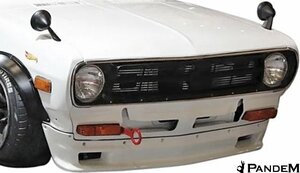 【M's】 NISSAN Datsun B110 サニー クーペ (1970y-1973y) PANDEM パンデム フロントリップ ／／ エアロ パーツ 改造 社外 外装 部品 正規