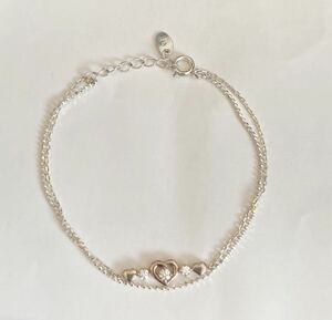 Новый подлинный продукт 4 ° C Yon Sea Diamond Bracelet Bracelet Silver Box Ribbon Rapping подарок подарки