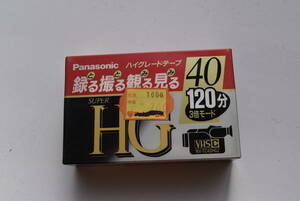 panasonic VHS-C HG40 テープ　未使用　ジャンク