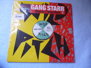 Gang Starr / Words I Manifest (Special Remix) 試聴可 US 12 JAZZY HIPHOP CLASSIC 激渋サウンド　 DJ Premier　Guru 