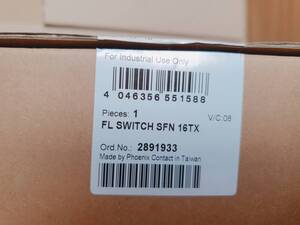 【新品】　開封品 未使用　PHOENIX CONTACT FL SWITCH SFN 16TX [産業用スイッチ/10・100M/RJ45×16] FL SWITCH SFN 16TX 　1点セット