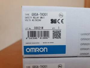 【新品】未封品 未使用　オムロン OMRON G9SA-TH301　セーフティ・リレーユニット　1点価格