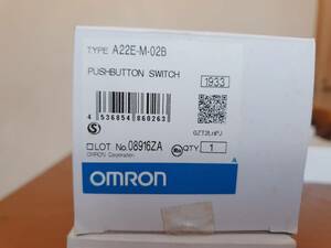 【新品】　未封品 未使用　オムロン OMRON A22E-M-02B 非常停止用押ボタンスイッチ A22NE-PD / A22NE-P / A22E 1点価格