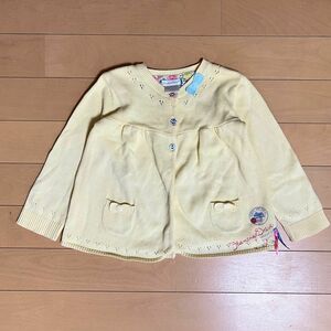 Mamas&Papasママズアンドパパズイエローカーディガン18m-2 86cmレモンイエロー輸入販売ピジョンインポート女の子