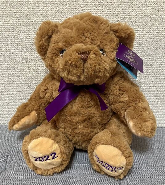 【ラスト1点】プラチナジュビリー テディベア ぬいぐるみ