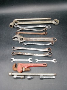 〇 KTC 工具 動作未確認品16点セット /KYOTO TOOL /工具 /自動車整備 /スパナ /モンキー /ハンドツール