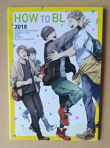 小冊子　【　HOW TO BL 2018　】　いちかわ壱　市梨きみ　ウノハナ　腰乃　橋本あおい　羽純ハナ　文乃ゆき　大和名瀬　わたなべあじあ　他